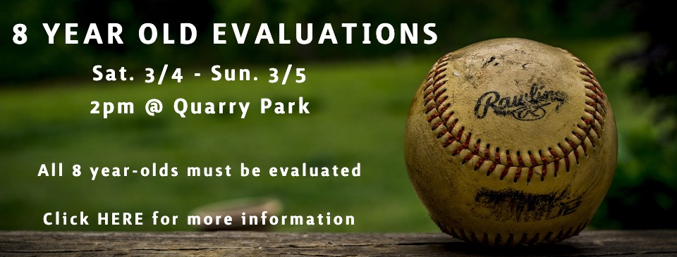 8 Year Old Evaluations 3/4 - 3/5