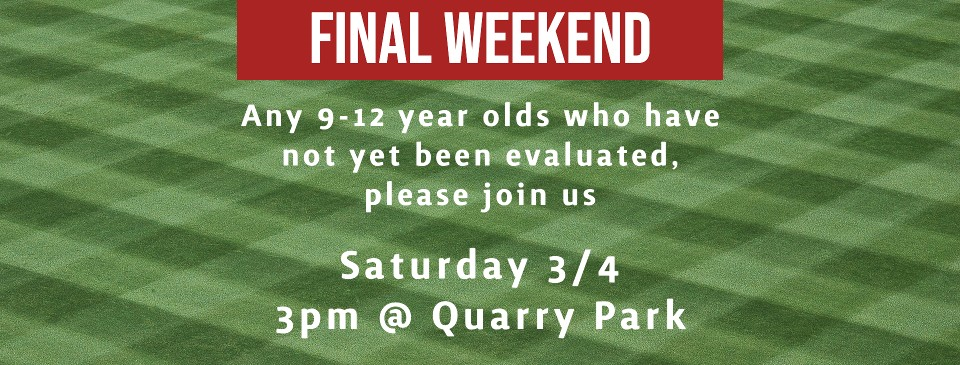 9-12 Year Old Tryouts 3/4